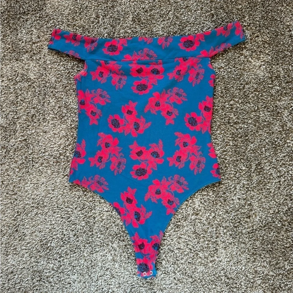 Free People So Much Off Shoulder Bodysuit Size M